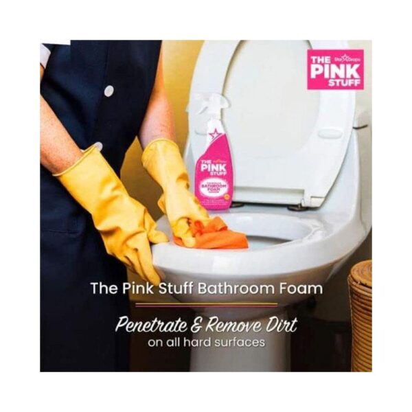 The Pink Stuff Foaming Bathroom Cleaner - 850ml - Image 3