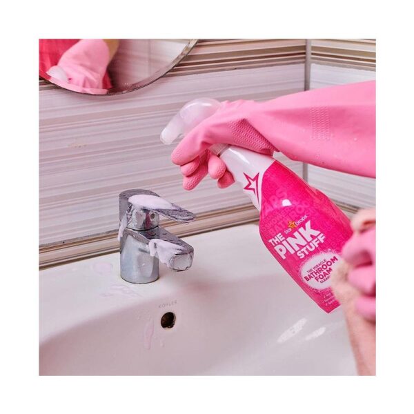 The Pink Stuff Foaming Bathroom Cleaner - 850ml - Image 4