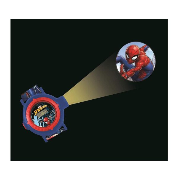Lexibook Spider-Man Children Projection Watch With 20 Images - Blue/Red - Image 3