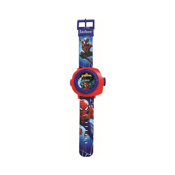 Lexibook Spider-Man Children Projection Watch With 20 Images - Blue/Red - Image 4