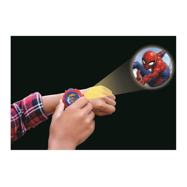 Lexibook Spider-Man Children Projection Watch With 20 Images - Blue/Red - Image 6