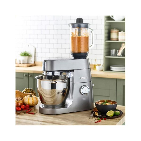 Kenwood Thermoresist Glass Blender Attachment With Stir Stick 1.6 Litres - Black - Image 4