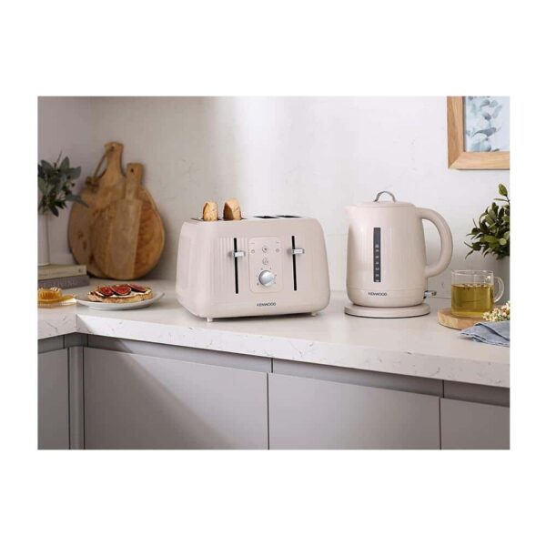 Kenwood Dawn 4 Slice Toaster With 5 Browning Settings 1800W - Oatmeal Cream - Image 5