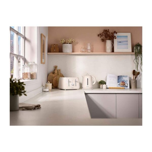 Kenwood Dawn 4 Slice Toaster With 5 Browning Settings 1800W - Oatmeal Cream - Image 6
