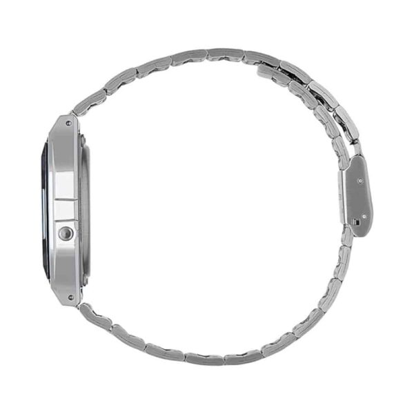 Casio Classic Digital Watch With LED Backlight Calendar Stopwatch Water Resistant - Black/Silver - Image 3