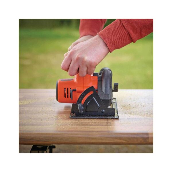 Black & Decker 18V Circular Saw With 1.5Ah Battery And 400mA Charger - Orange/Black - Image 4