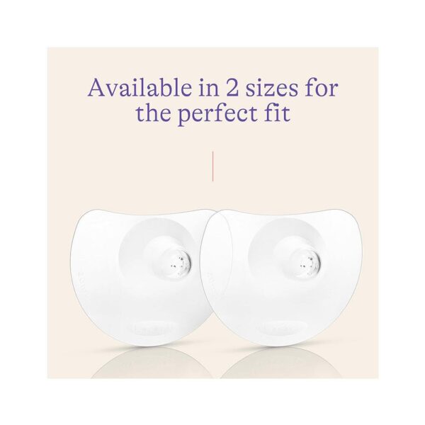Lansinoh Contact Nipple Shields With Protective Case 24mm 2 Pack - Transparent - Image 5
