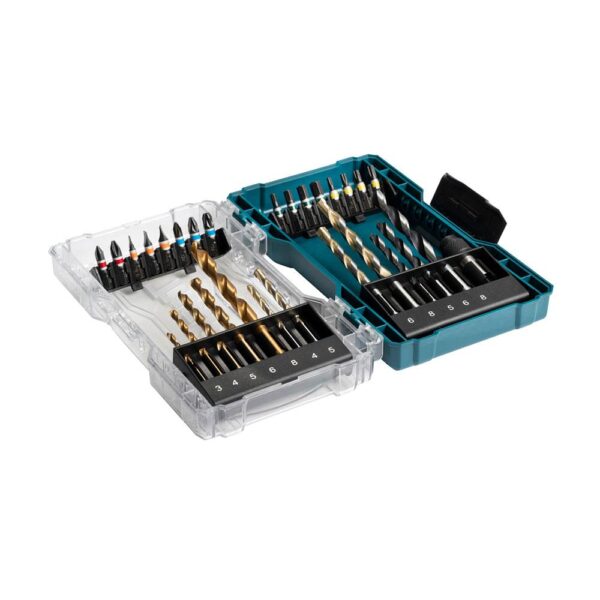 Makita Drill And Screw Bit Set For Wood Metal Masonry In Holder - 29 Piece - Image 2