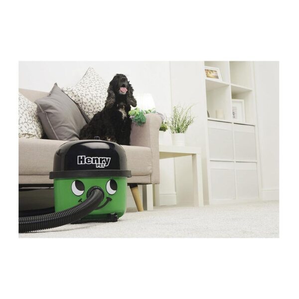 Numatic HENRY Pet Cylinder Bagged Vacuum Cleaner 620W 9 Litres - Green - Image 7