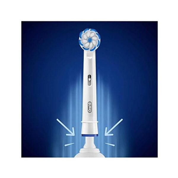 Oral-B Clean & Care Sensitive Clean Electric Toothbrush Replacement Heads 5 Pack - White - Image 5