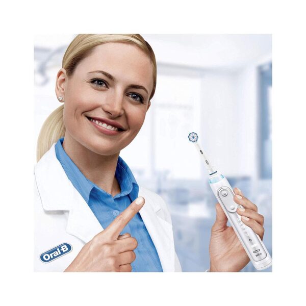 Oral-B Clean & Care Sensitive Clean Electric Toothbrush Replacement Heads 5 Pack - White - Image 6