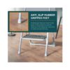 OurHouse 2 Wide Rubber Tread Steel Step Ladder 150kg Load Capacity - Grey - Image 7
