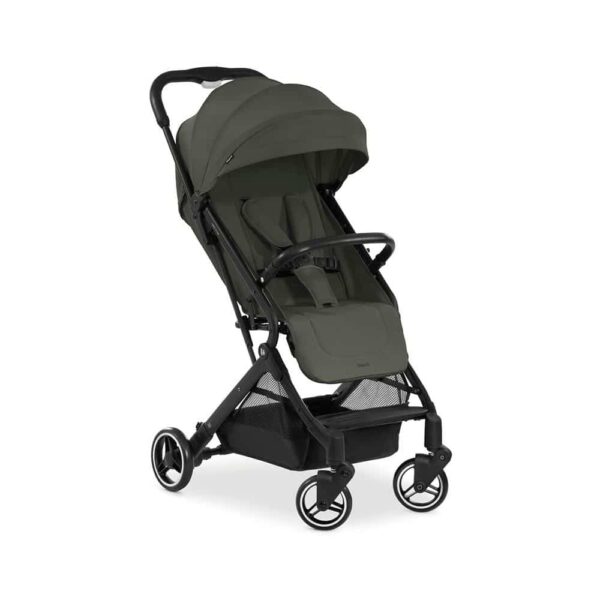 Hauck Travel N Care Baby Pushchair Stroller Compact & Foldable With Raincover - Black
