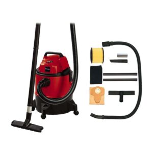Einhell TC-VC 1825 Wet And Dry Vacuum Cleaner With Blow Function 1250W 25 Litres Tank - Red/Black