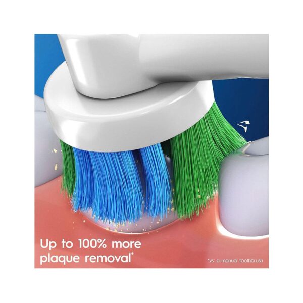 Oral-B Pro Battery Toothbrush Precision Clean Replaceable Brush Head With 2 Batteries - Black - Image 2