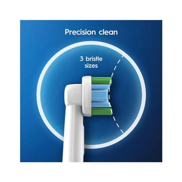 Oral-B Pro Battery Toothbrush Precision Clean Replaceable Brush Head With 2 Batteries - Black - Image 4