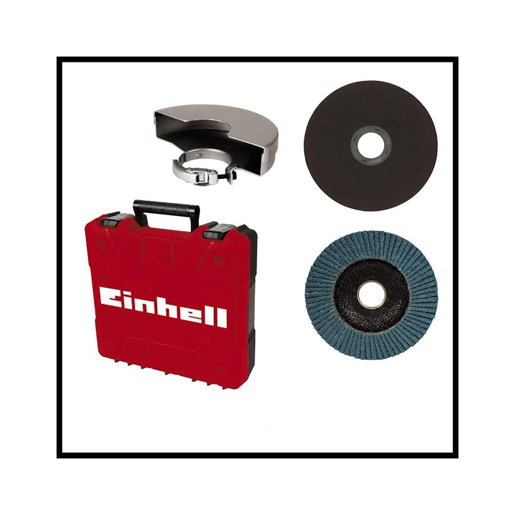 Einhell TE-AG 18/115 Li - Solo Acc Cordless Angle Grinder - Black And Red - Image 2