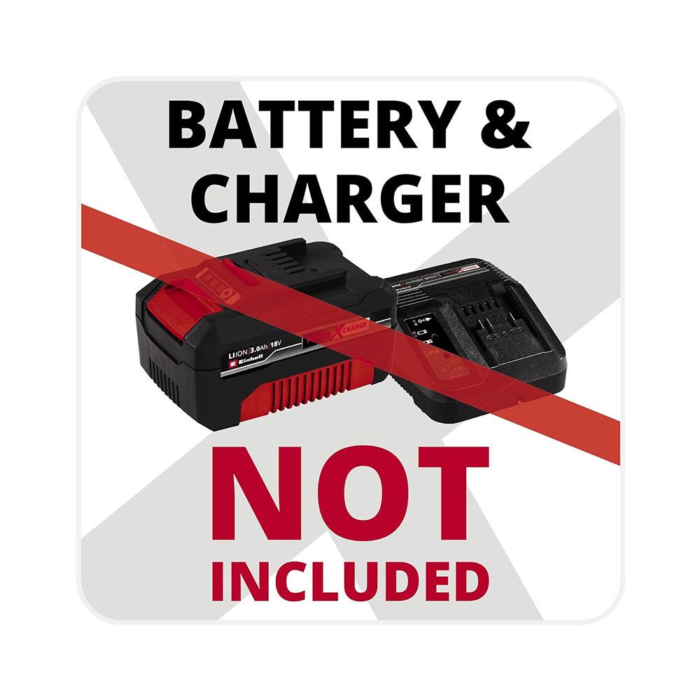 Einhell TE-AG 18/115 Li - Solo Acc Cordless Angle Grinder - Black And Red - Image 4