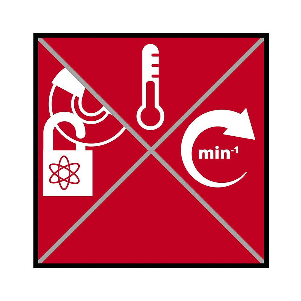 Einhell TE-AG 18/115 Li - Solo Acc Cordless Angle Grinder - Black And Red - Image 7