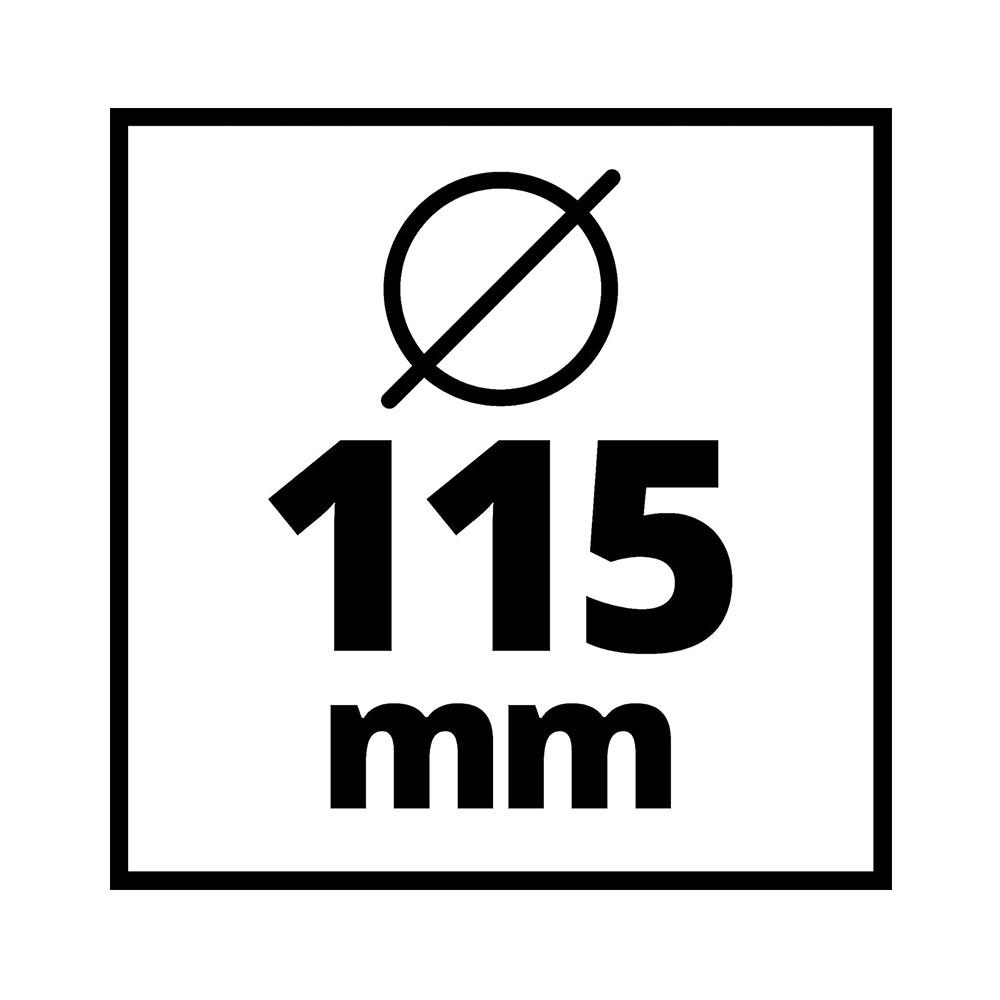 Einhell TE-AG 18/115 Li - Solo Acc Cordless Angle Grinder - Black And Red - Image 9