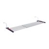 Leifheit Quartett 42 Extendable Aluminium Hanging Dryer Clothes Airer Drying Rack - Blue/White