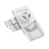 Leifheit All-Purpose Grater Mandolin Slicer 4+1 Vegetable Grater & Cutter Stainless Steel 5 Different Blades - White/Silver