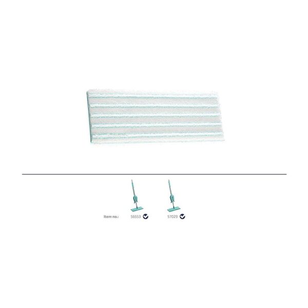 Leifheit Picobello M Micro Duo Mop Replacement Wiper Pad Sponge 33cm Wide - Multicolour - Image 3