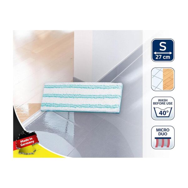 Leifheit Picobello S Micro Duo Mop Replacement Wiper Pad Sponge 27cm Wide - Multicolour - Image 2