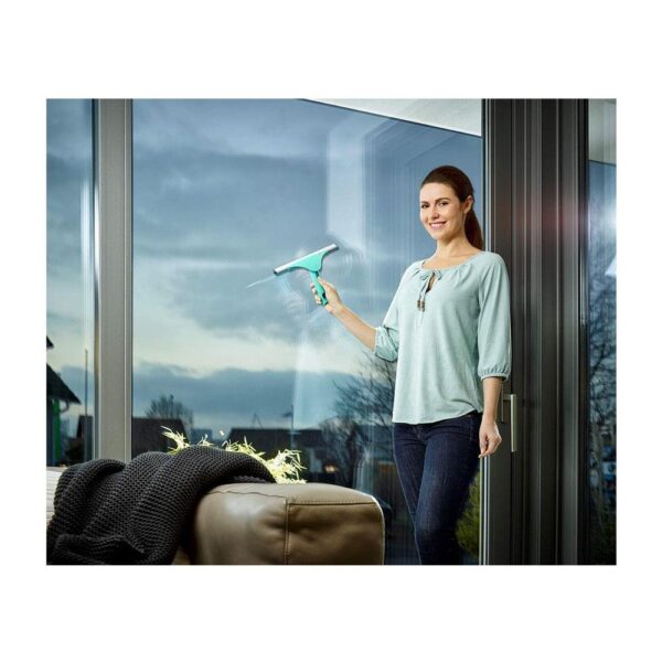 Leifheit Window Slider XL Squeegee & Connecting Telescope Handle 200cm - Turquoise - Image 3