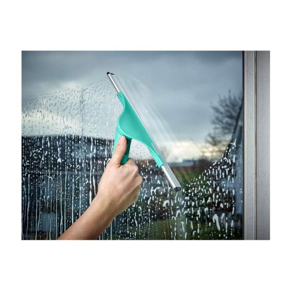 Leifheit Window Slider XL Squeegee & Connecting Telescope Handle 200cm - Turquoise - Image 5