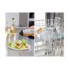 Leifheit Glass Salad Dressing Bottle - 10 Oz With Non-Drip Spout & Recipe Markings