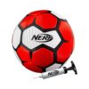 Nerf Proshot Kids Soccer Ball Outdoor Youth Soccer Balls + Air Pump Set Ball Size 3 - Red/White/Black