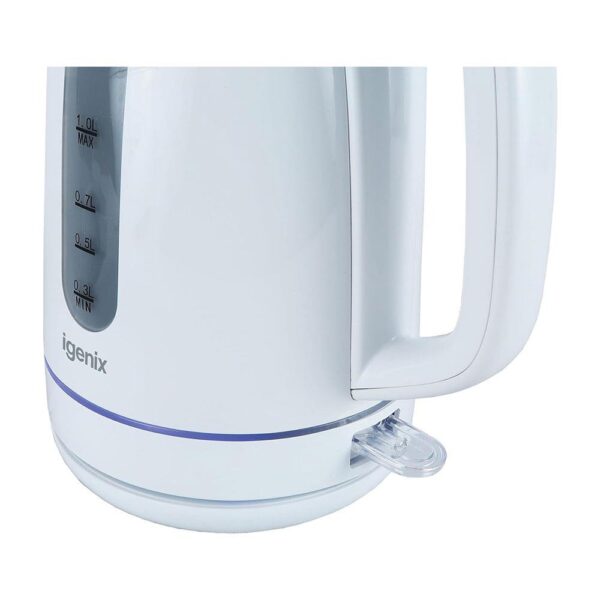 Igenix Cordless Electric Jug Kettle 2200W 1 Litre - White - Image 4
