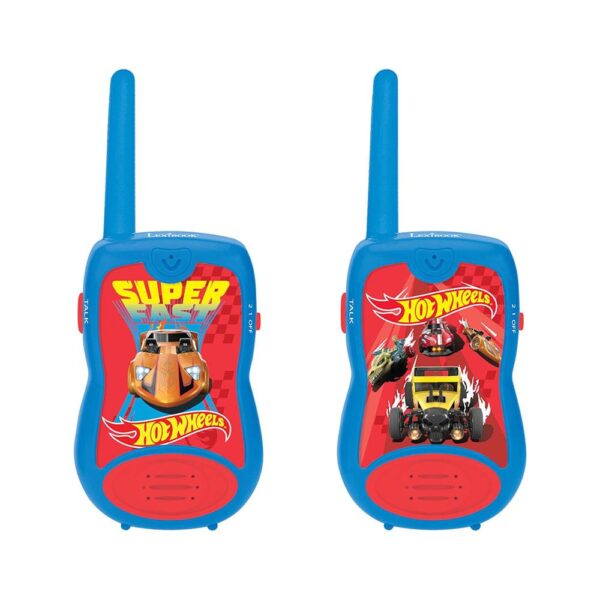 Lexibook Hot Wheels Walkie-Talkies With 200M Transmission Range - Red/Blue