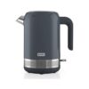 Breville High Gloss Electric Jug Kettle Fast Boil Stainless Steel 3000W 1.7 Litres - Grey