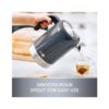 Breville High Gloss Electric Jug Kettle Fast Boil Stainless Steel 3000W 1.7 Litres - Grey - Image 3