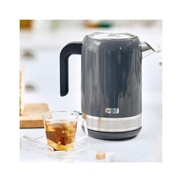 Breville High Gloss Electric Jug Kettle Fast Boil Stainless Steel 3000W 1.7 Litres - Grey - Image 7