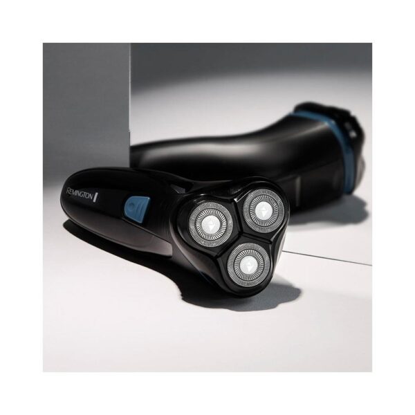 Remington R1 Style Series Mens Electric Rotary Shaver Dual Track Blades - Black - Image 3