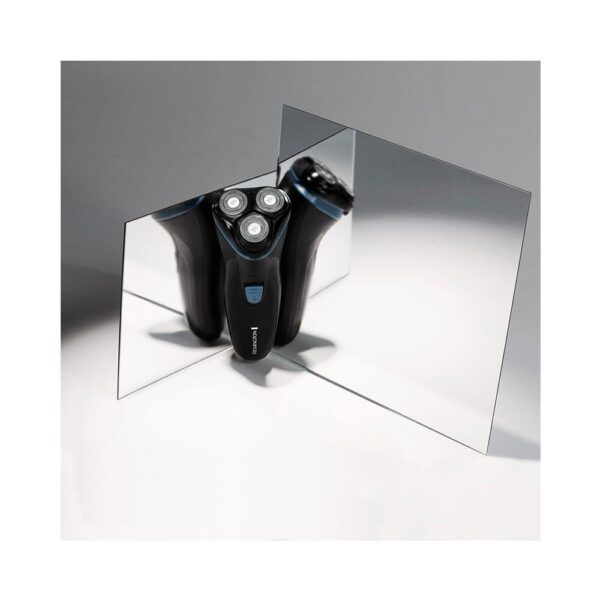 Remington R1 Style Series Mens Electric Rotary Shaver Dual Track Blades - Black - Image 4