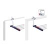 Leifheit Quartett 20 Radiator Clothes Dryer Over Door Drying Rack - Blue/White - Image 4