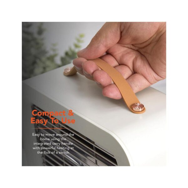Warmlite Infrared Desk Heater 550W Portable Ultra-Quiet With Overheat Protection - Cream - Image 6
