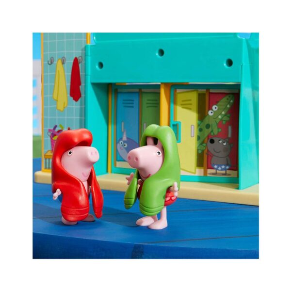 Peppa Pig Toys Peppa's Waterpark Playset With 15 Pieces 2 Figures Kids Toys - Multicolour - Image 9