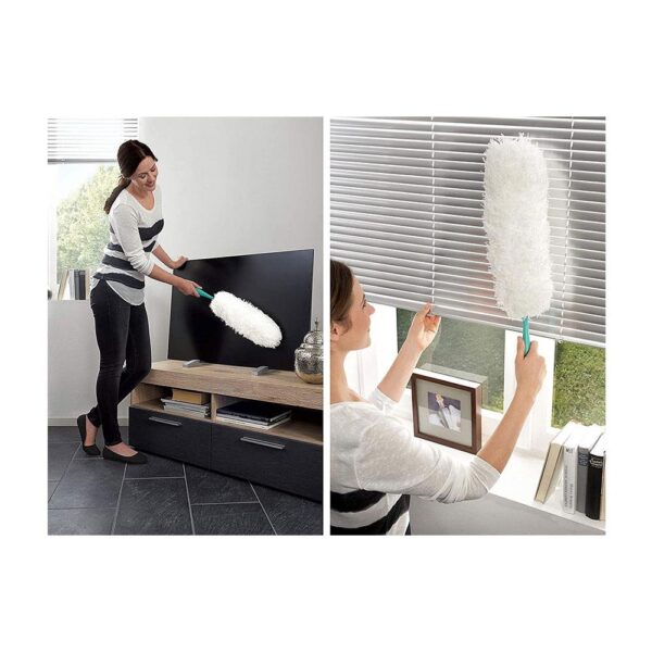 Leifheit Extra Large Hand Held Duster XL Microfibre 38cm - Turquoise - Image 4