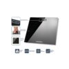 Black & Decker Digital Bathroom Scale High Precision Sensor System Durable Tempered Glass 170kg Capacity - Black - Image 2