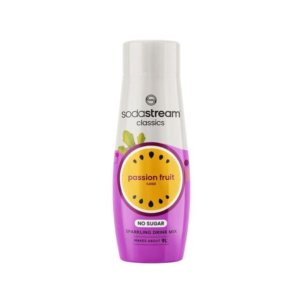 SodaStream Classic Zeros Passionfruit Sparkling Drink Mix 440ml