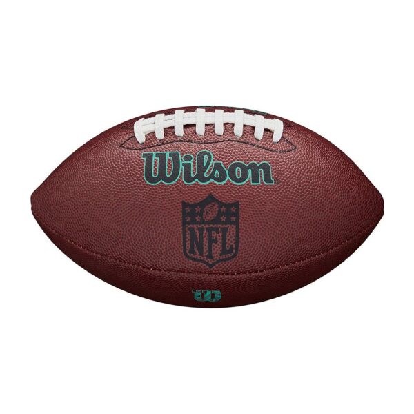 Wilson NFL Ignition Pro Eco American Football Ball Size Official - Brown/Navy