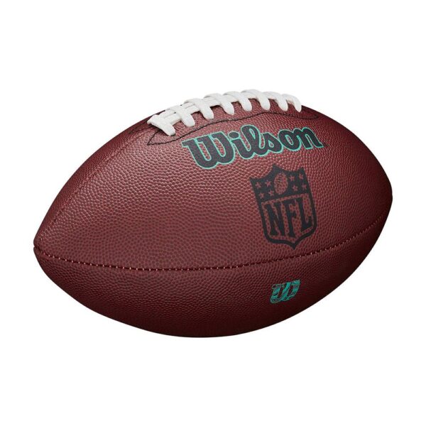 Wilson NFL Ignition Pro Eco American Football Ball Size Official - Brown/Navy - Image 4