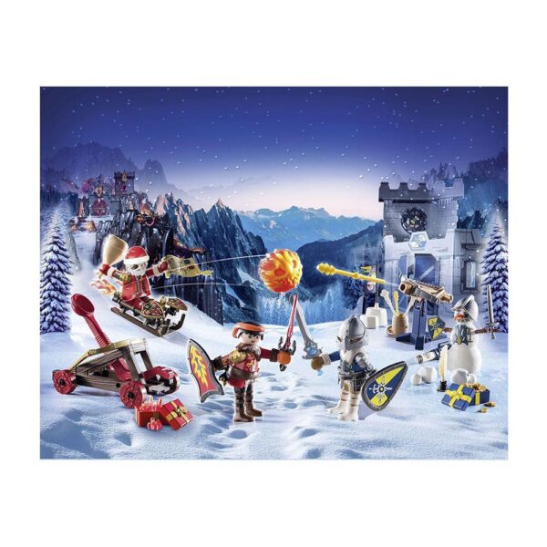Playmobil Advent Calendar Novelmore Battle In The Snow - Multicolour - Image 3