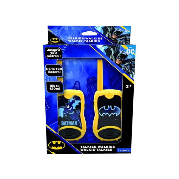Lexibook Batman Walkie-Talkies With 200M Transmission Range - Black/Yellow - Image 2