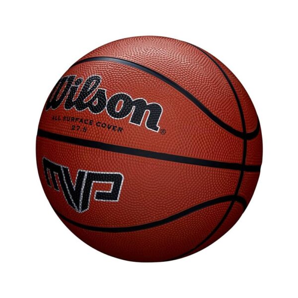 Wilson MVP Basketball High Quality Rubber Size 6 - Brown - Image 3